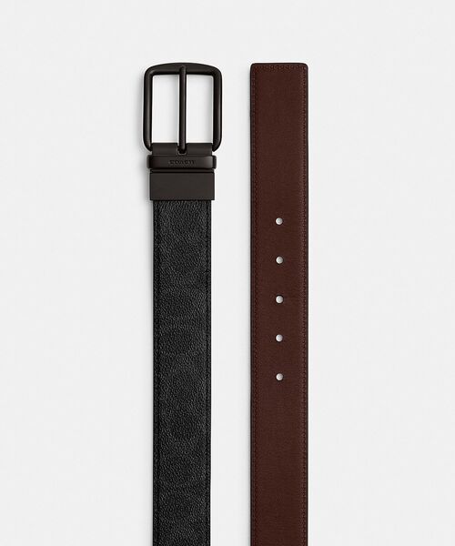 COACH(コーチ)の「ハーネス バックル カット トゥ サイズ リバーシブル ベルト・38MM(ベルト・メンズ・ブラック系その他・ONE)」の2枚目の写真