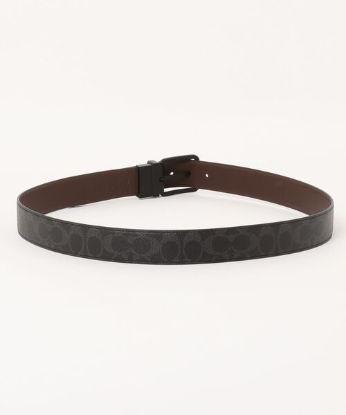 COACH(コーチ)の「ハーネス バックル カット トゥ サイズ リバーシブル ベルト・38MM(ベルト・メンズ・ブラック系その他・ONE)」の4枚目の写真