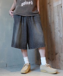 SPINNS（スピンズ）の「【makes style!】デニムハーフパンツ（デニムパンツ）」