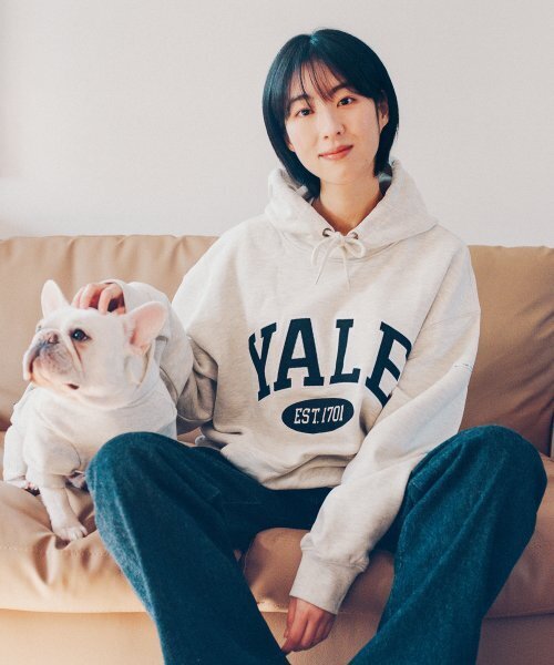 YALE（イェール）の「ツートンアーチフード_ライトカーキ（パーカー・メンズ・その他・SMALL/MEDIUM/LARGE/X-LARGE）」の14枚目の写真