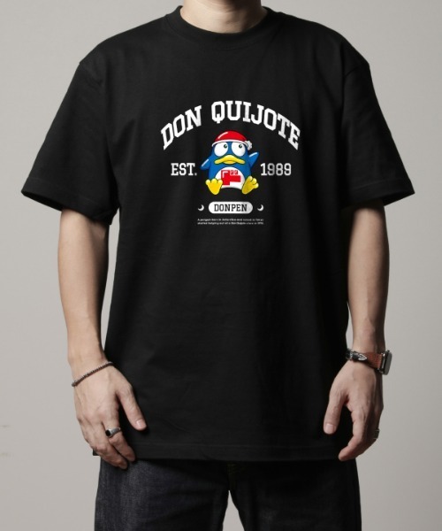 ドン・キホーテ(ドンキホーテ)の「「ドン・キホーテ×ZOZOTOWN」 DONPEN College T-SHIRT(Tシャツ/カットソー・メンズ・ブラック・X-LARGE/LARGE/MEDIUM/SMALL)」の3枚目の写真