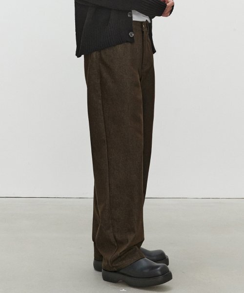 DECET(デケト)の「Mid Rise Wide Jeans DCPT027CPBrown(デニムパンツ・レディース・その他・34/32/30/26/28)」の4枚目の写真