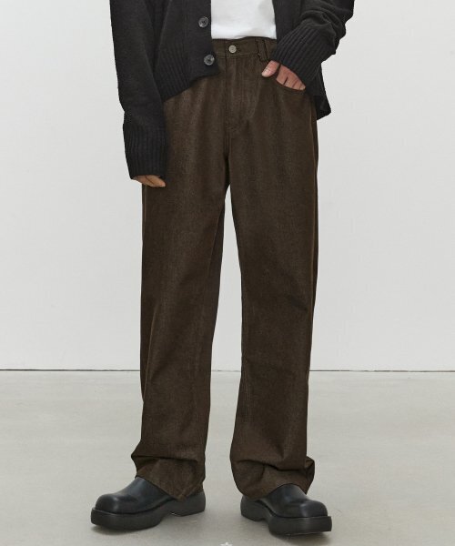 DECET(デケト)の「Mid Rise Wide Jeans DCPT027CPBrown(デニムパンツ・レディース・その他・34/32/30/26/28)」の5枚目の写真