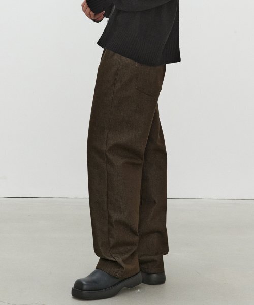 DECET(デケト)の「Mid Rise Wide Jeans DCPT027CPBrown(デニムパンツ・レディース・その他・34/32/30/26/28)」の6枚目の写真