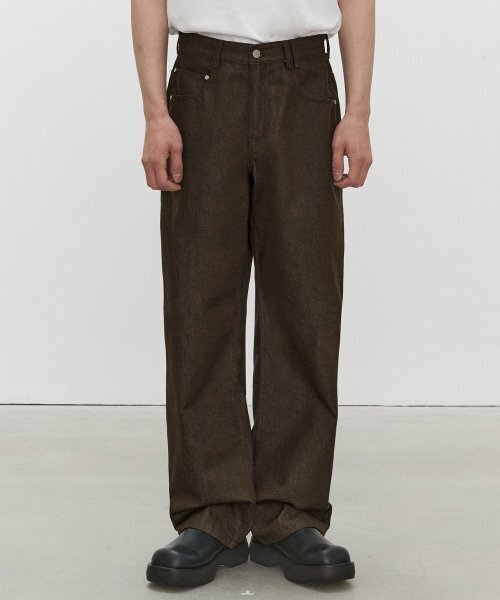 DECET(デケト)の「Mid Rise Wide Jeans DCPT027CPBrown(デニムパンツ・レディース・その他・34/32/30/26/28)」の7枚目の写真