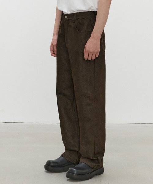 DECET(デケト)の「Mid Rise Wide Jeans DCPT027CPBrown(デニムパンツ・レディース・その他・34/32/30/26/28)」の8枚目の写真