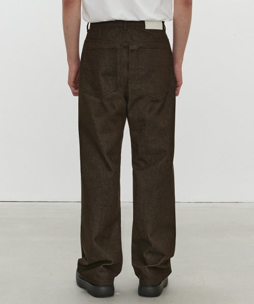 DECET(デケト)の「Mid Rise Wide Jeans DCPT027CPBrown(デニムパンツ・レディース・その他・34/32/30/26/28)」の10枚目の写真