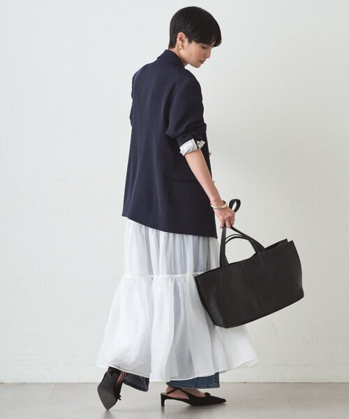 LOUNGEDRESS（ラウンジドレス）の「オーガンジーティアードスカート（スカート・レディース・オフホワイト・FREE）」の17枚目の写真