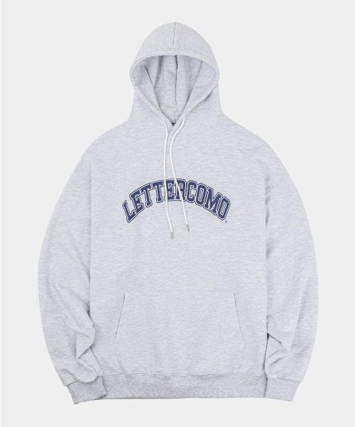 LETTERCOMO(レテルコモ)の「エッセンシャルアイムスウェットフードパーカー ホワイトメランジェ(パーカー・メンズ・その他・LARGE/MEDIUM/X-LARGE)」の1枚目の写真