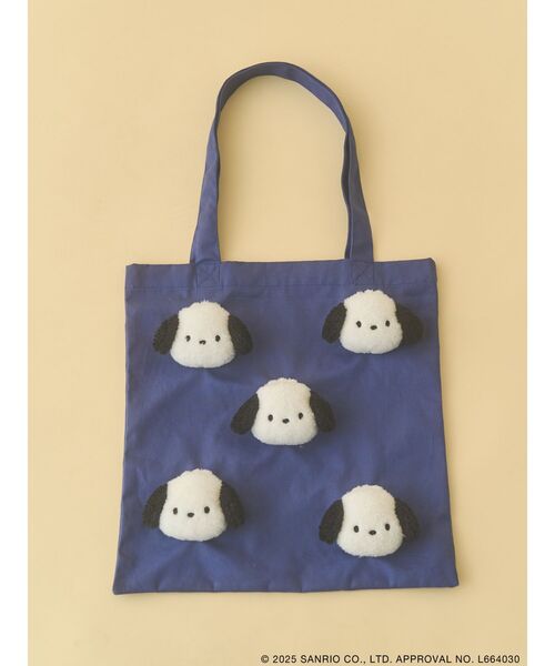 merry jenny（メリージェニー）の「もこもこポチャッコトート（トートバッグ・レディース・ネイビー・FREE）」の8枚目の写真