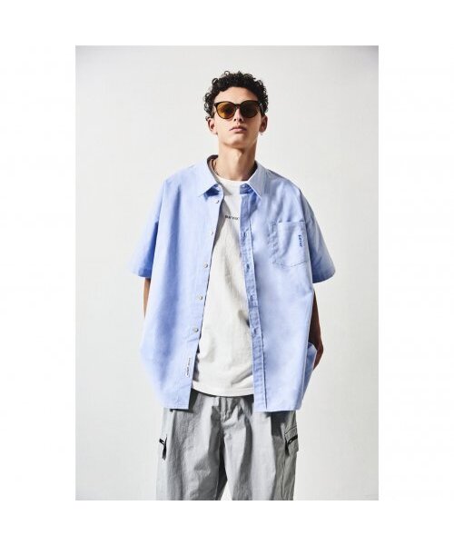 DIAFVINE(ディアフバイン)の「DV22STP.666 WASHED OXFORD COMFORT FIT -Sky Blue-(シャツ/ブラウス・メンズ・その他・X-LARGE/LARGE)」の4枚目の写真