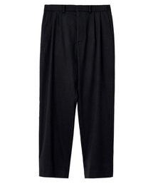 MAYOL（マイヨール）の「カジュアルツーピンタックパンツ_ブラック（スラックス）」