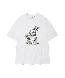 SWEET BUNNY T-SHIRT(WHITE)