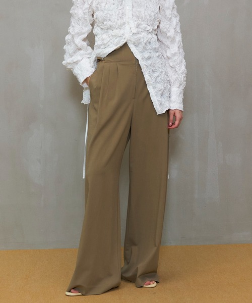 2026SPRING PRE-ORDER】High Waist Wide Pants/ハイウエスト