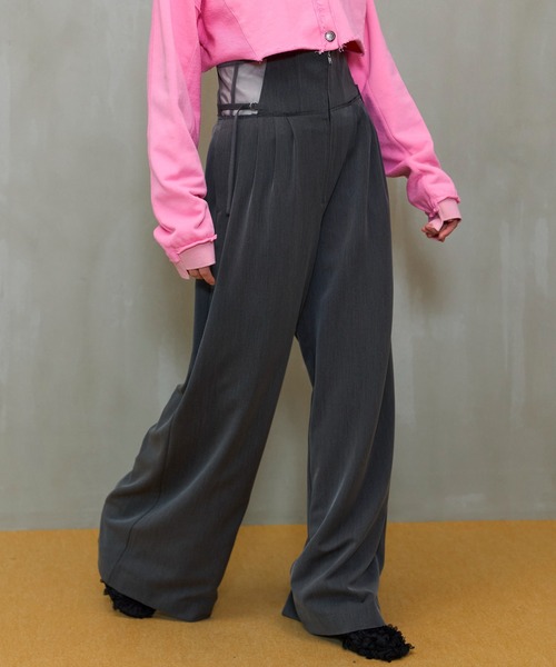 2026SPRING PRE-ORDER】High Waist Wide Pants/ハイウエスト