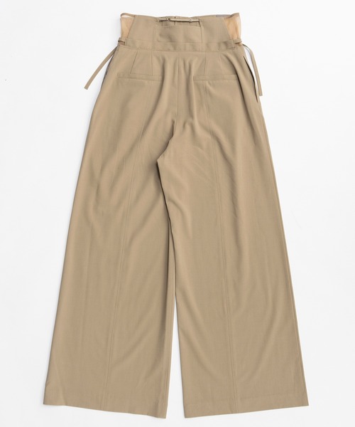 MAISON SPECIAL（メゾンスペシャル）の「High Waist Wide Pants/ハイウエストワイドパンツ（その他パンツ・レディース・ベージュ/グレー/ブラック・38/36）」の8枚目の写真