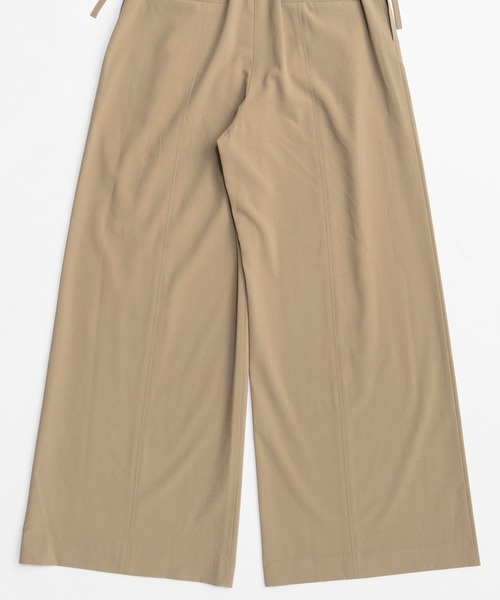 MAISON SPECIAL（メゾンスペシャル）の「High Waist Wide Pants/ハイウエストワイドパンツ（その他パンツ・レディース・ベージュ/グレー/ブラック・38/36）」の12枚目の写真