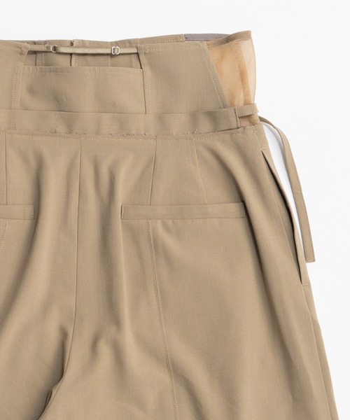 MAISON SPECIAL（メゾンスペシャル）の「High Waist Wide Pants/ハイウエストワイドパンツ（その他パンツ・レディース・ベージュ/グレー/ブラック・38/36）」の10枚目の写真