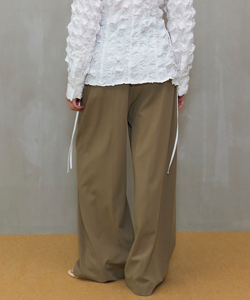 2026SPRING PRE-ORDER】High Waist Wide Pants/ハイウエスト