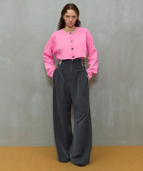 MAISON SPECIAL（メゾンスペシャル）の「High Waist Wide Pants/ハイウエストワイドパンツ（その他パンツ・レディース・ベージュ/グレー/ブラック・38/36）」の18枚目の写真