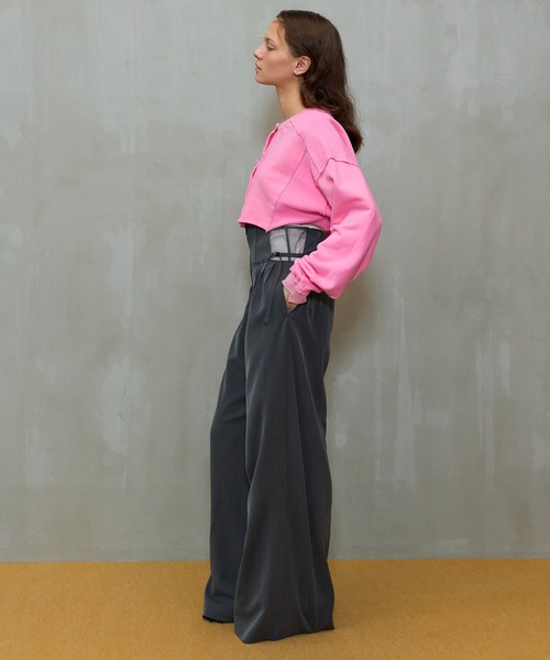 MAISON SPECIAL（メゾンスペシャル）の「High Waist Wide Pants/ハイウエストワイドパンツ（その他パンツ・レディース・ベージュ/グレー/ブラック・38/36）」の19枚目の写真