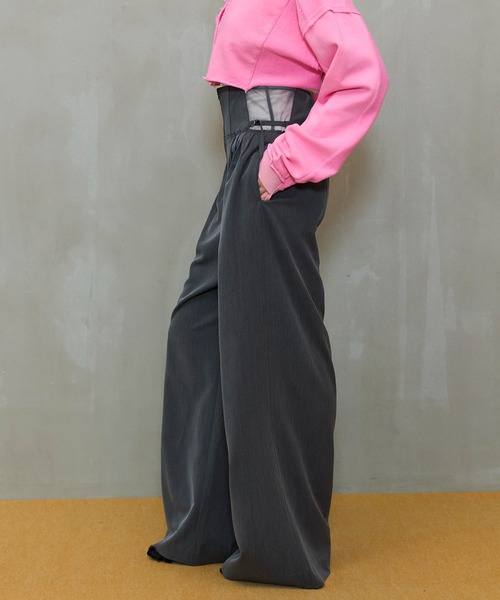 MAISON SPECIAL（メゾンスペシャル）の「High Waist Wide Pants/ハイウエストワイドパンツ（その他パンツ・レディース・ベージュ/グレー/ブラック・38/36）」の22枚目の写真