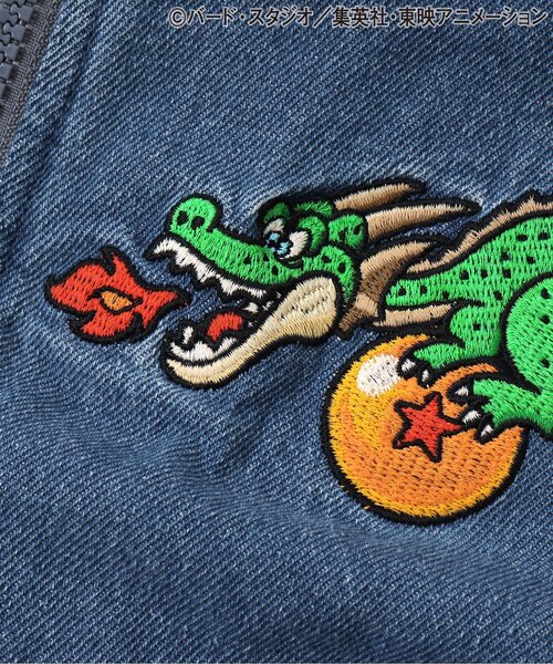BREEZE（ブリーズ）の「【リンク】ドラゴンボールコラボ デニムボアジャケット(キッズサイズ)（デニムジャケット・キッズ・インディゴブルー・110/130/150）」の19枚目の写真
