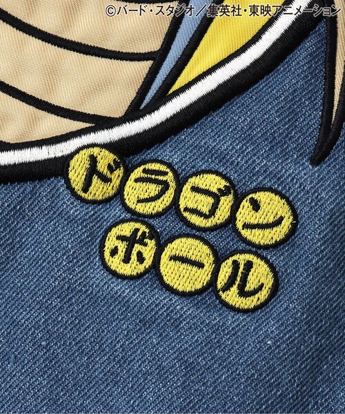 リンク】ドラゴンボールコラボ デニムボアジャケット(キッズサイズ