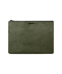 TIGER FLAT POUCH L (OLIVE DRAB) / UPCYCLED