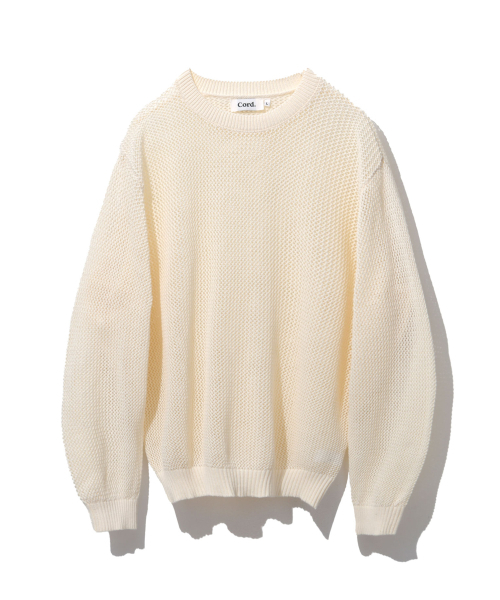 CORD(コード)の「ウィーブスカシニット_BG(ニット/セーター・メンズ・その他・MEDIUM/LARGE)」の1枚目の写真