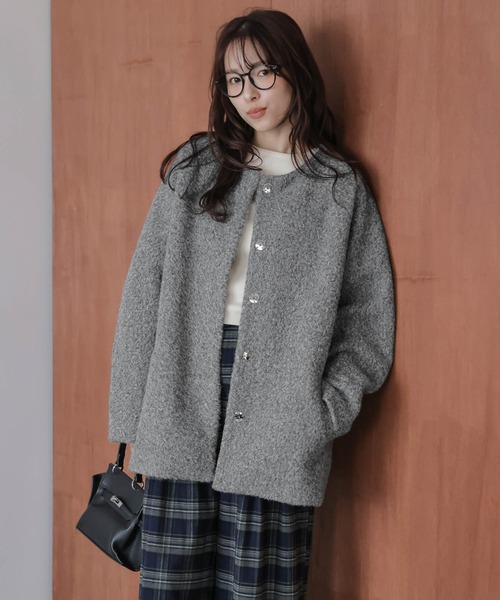 セール】2WAYブークレーコート（その他アウター）｜AMELY（エミリー