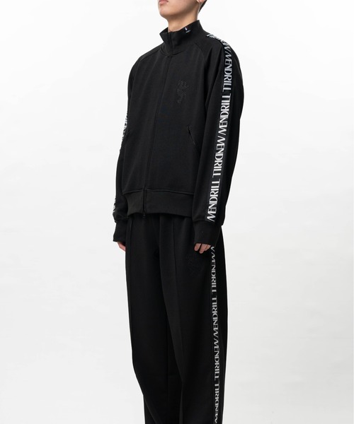 Mendrill(メンドリル)の「Mendrill Track Jacket(ジャージ・メンズ・ブラック/パープル・M/S/L)」の3枚目の写真
