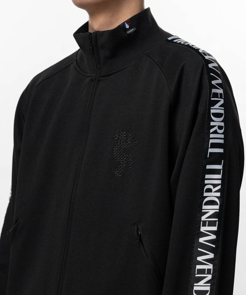 Mendrill(メンドリル)の「Mendrill Track Jacket(ジャージ・メンズ・ブラック/パープル・M/S/L)」の5枚目の写真