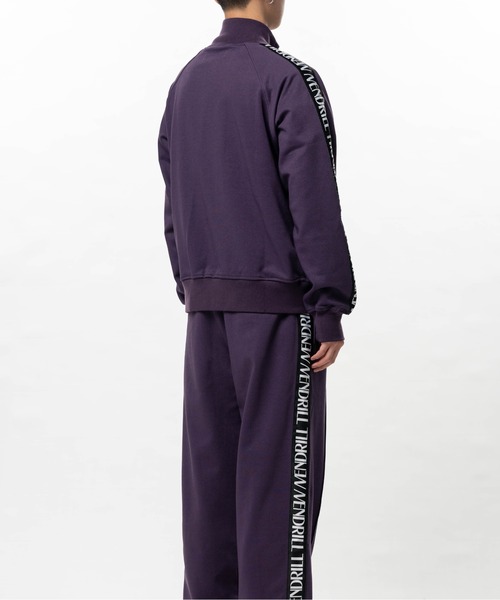 Mendrill(メンドリル)の「Mendrill Track Jacket(ジャージ・メンズ・ブラック/パープル・M/S/L)」の9枚目の写真