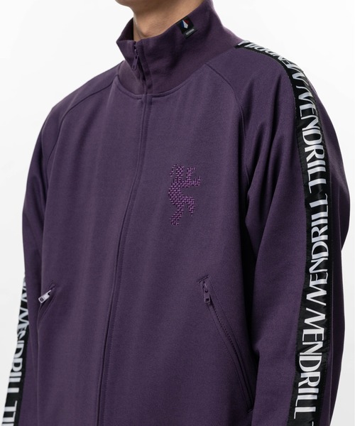Mendrill(メンドリル)の「Mendrill Track Jacket(ジャージ・メンズ・ブラック/パープル・M/S/L)」の10枚目の写真