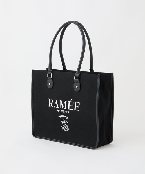 one after another NICE CLAUP(ワンアフターアナザーナイスクラップ)の「【WEB限定】刺繍入りトリミングトートバッグ(トートバッグ・レディース・ブラック/アイボリー/ホワイト系その他・FREE)」の10枚目の写真