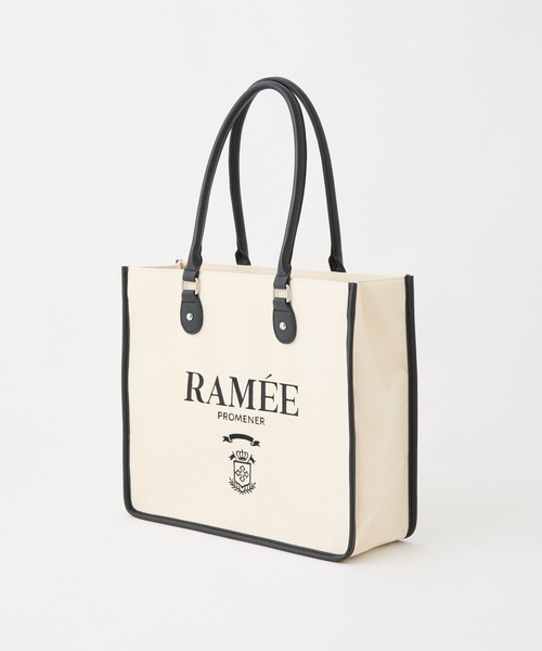 one after another NICE CLAUP(ワンアフターアナザーナイスクラップ)の「【WEB限定】刺繍入りトリミングトートバッグ(トートバッグ・レディース・ブラック/アイボリー/ホワイト系その他・FREE)」の11枚目の写真