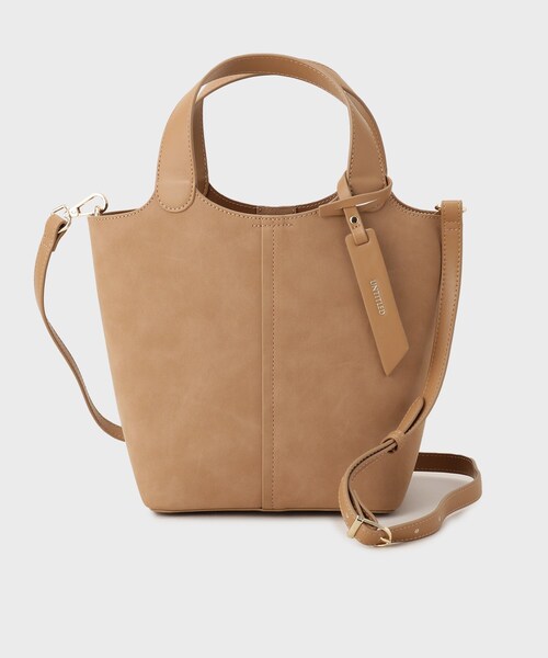 UNTITLED（アンタイトル）の「【トレンド】ヌバックトート（トートバッグ・レディース・ピンク/ナチュラル/キャメル・99）」の8枚目の写真