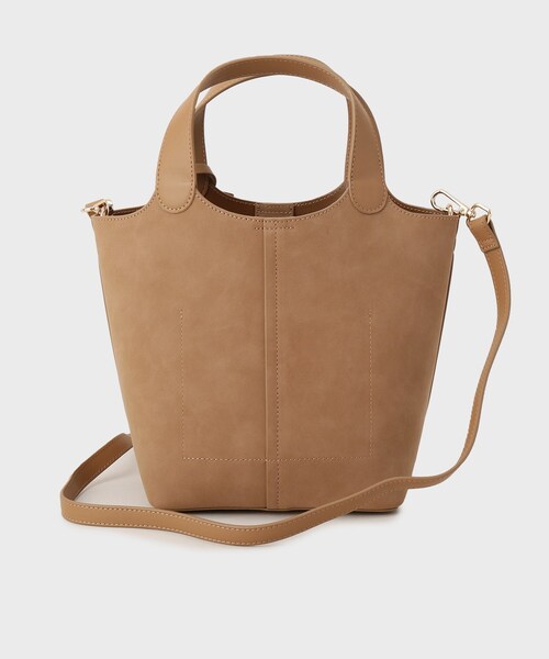 UNTITLED（アンタイトル）の「【トレンド】ヌバックトート（トートバッグ・レディース・ピンク/ナチュラル/キャメル・99）」の10枚目の写真