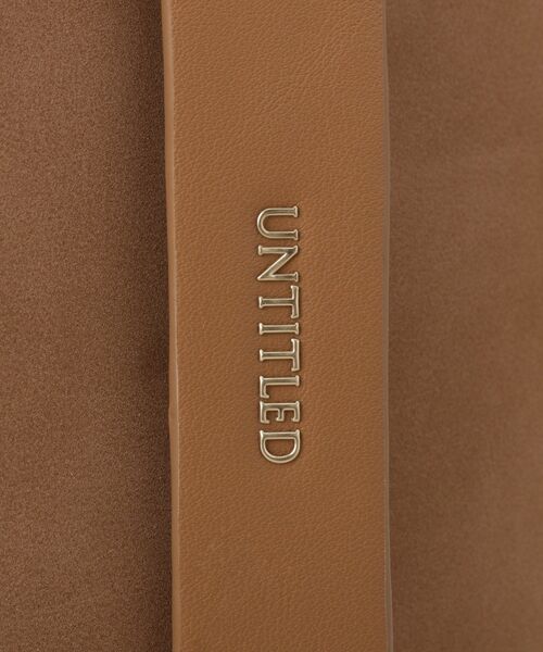 UNTITLED（アンタイトル）の「【トレンド】ヌバックトート（トートバッグ・レディース・ピンク/ナチュラル/キャメル・99）」の18枚目の写真