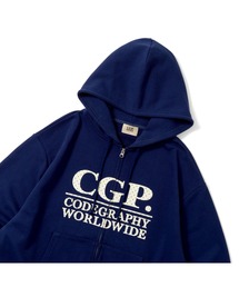 codegraphy(�R�[�h�O���t�B�[)��CGP Square Logo Dot Hoodie(�p�[�J�[)