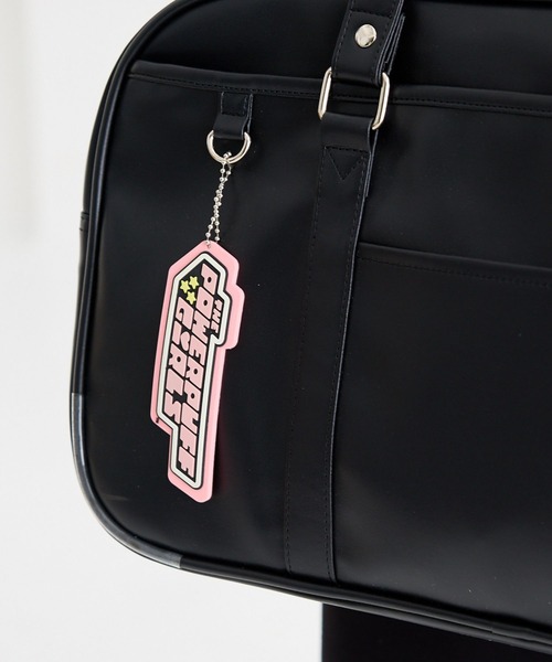 zucchero（ズッケロ）の「パワーパフガールズ パワパフ スクールバッグ スクバ 高校生 女子高生 ボストン型 カバン 大容量 合皮 学校 TPGSR-01（ショルダーバッグ・レディース・ブラウン/ブラック・FREE）」の15枚目の写真