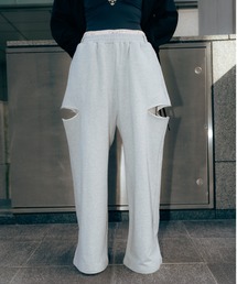 Carmelo（カーメロ）の「Lingerie double waist sweat pants / ダブルウエストスウェットパンツ（スウェットパンツ）」