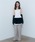 Carmelo�i�J�[�����j�́uCutout Sweat Wide Pants / �J�b�g�A�E�g�X�E�F�b�g���C�h�p���c�i�X�E�F�b�g�p���c�j�v�b�O���[