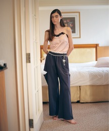 Carmelo（カーメロ）の「Cutout Sweat Wide Pants / カットアウトスウェットワイドパンツ（スウェットパンツ）」