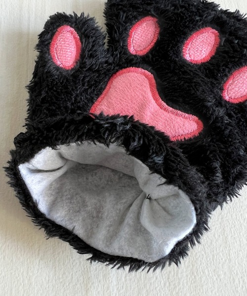 セール】ふわふわ肉球モコモコミトン（手袋）｜DiamondHearts