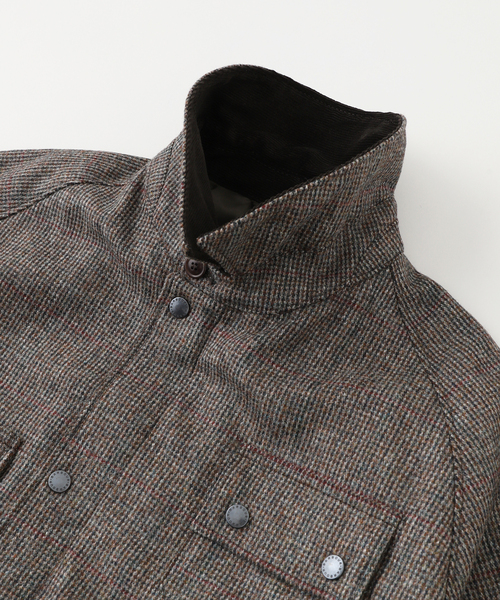 EDIFICE（エディフィス）の「Barbour(バブアー) Editor ウール ジャケット（その他アウター・メンズ・カーキ・LARGE/X-LARGE/MEDIUM）」の3枚目の写真
