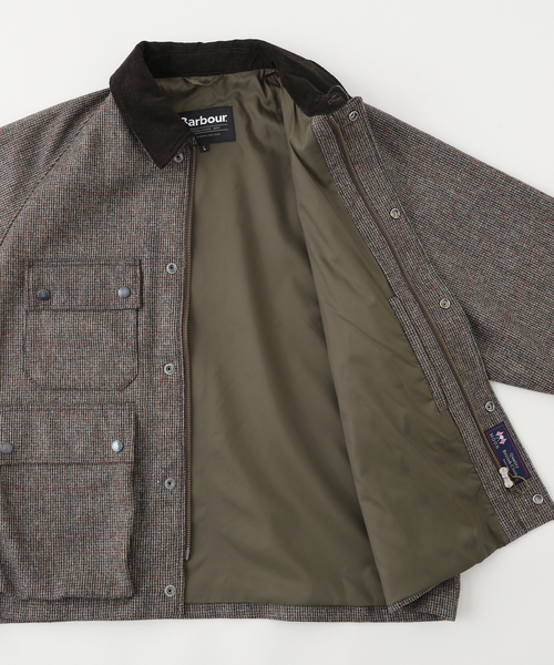 EDIFICE（エディフィス）の「Barbour(バブアー) Editor ウール ジャケット（その他アウター・メンズ・カーキ・LARGE/X-LARGE/MEDIUM）」の5枚目の写真
