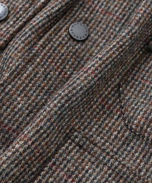 EDIFICE（エディフィス）の「Barbour(バブアー) Editor ウール ジャケット（その他アウター・メンズ・カーキ・LARGE/X-LARGE/MEDIUM）」の6枚目の写真