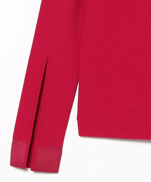 EFFE BEAMS（エッフェビームス）の「スリット テープ プルオーバー ニット（ニット/セーター・レディース・ブラック/ホワイト/レッド・ONE SIZE）」の8枚目の写真